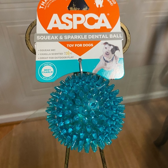 - Brand New ASPCA Squeak & Sparkle Dental Ball For Dog. - Picture 6 of 6